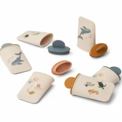 Lot de 6 minis moules à glace Malik Sea Creature|Liewood Clearance