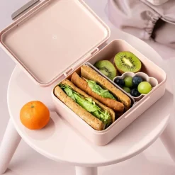 Done by Deer Lot de 3 moules en silicone Happy clouds Rose