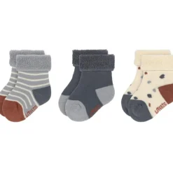 Clearance Lässig Lot de 3 paires de chaussettes bébé en coton bio Tiny Farmer bleu (pointure 15-18)