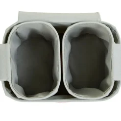 Lot de 3 paniers à suspendre table à langer Evolux gris clair|Childhome