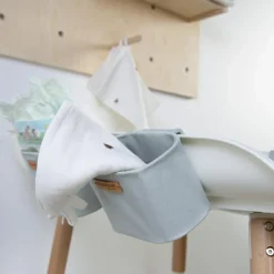 Lot de 3 paniers à suspendre table à langer Evolux gris clair|Childhome