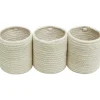 Lot de 3 paniers de berceau bamboo vanille (32 x 10 cm)|Lorena Canals Outlet