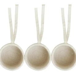 Lot de 3 paniers de berceau bamboo vanille (32 x 10 cm)|Lorena Canals Outlet