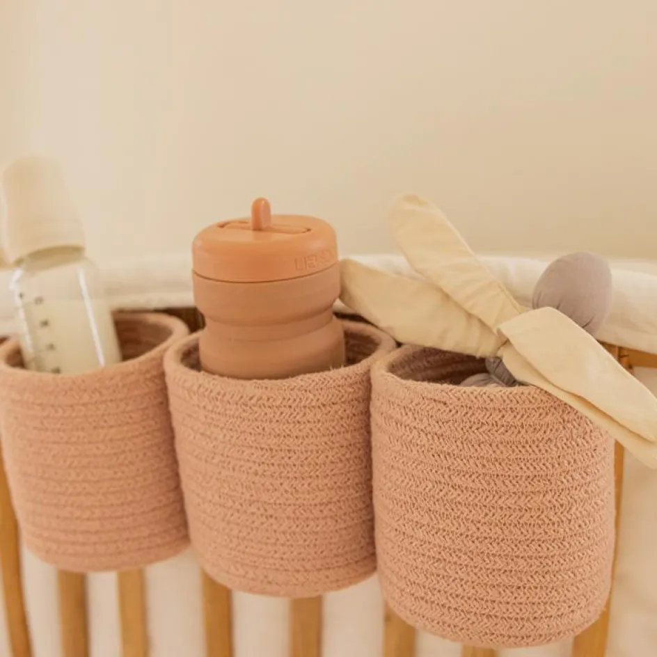 Lot de 3 paniers de berceau bamboo nude (32 x 10 cm)|Lorena Canals