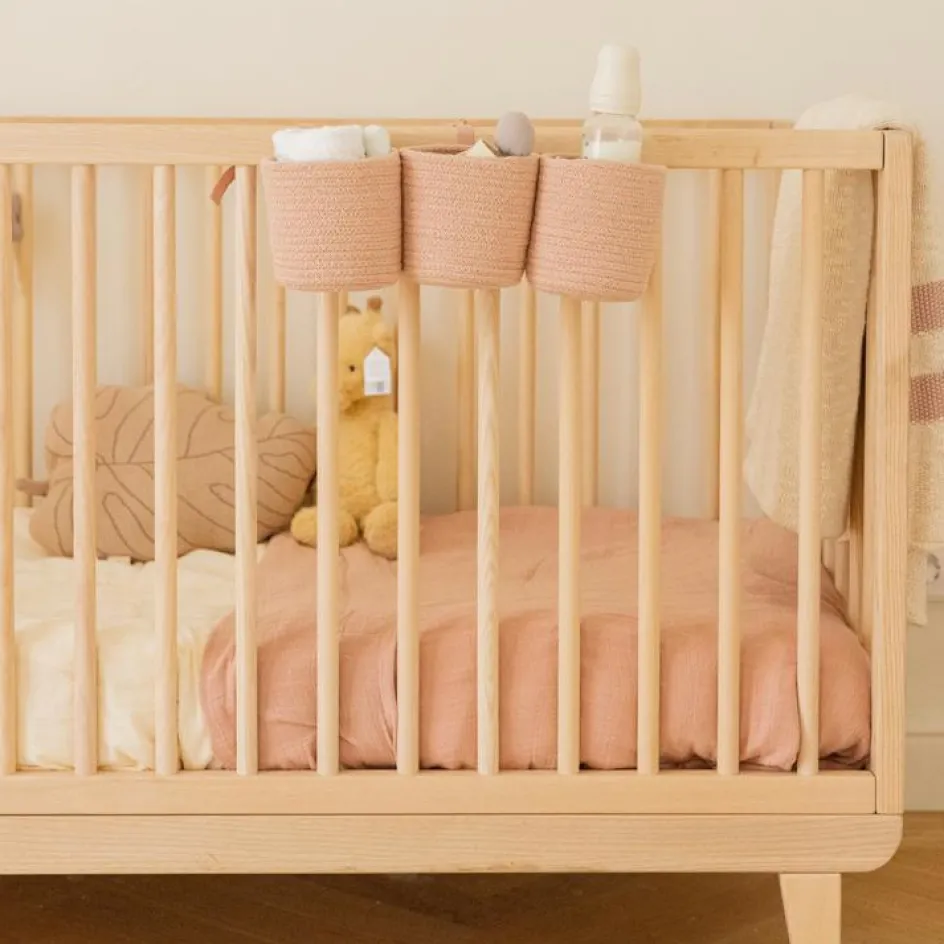 Lot de 3 paniers de berceau bamboo nude (32 x 10 cm)|Lorena Canals