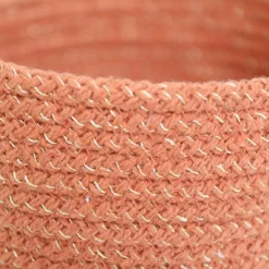 Outlet Nattiot Lot de 3 paniers de rangement Ilse ambre