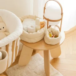 Clearance Lorena Canals Lot de 2 paniers de rangement bamboo naturel (20 x 30 cm)