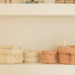 Clearance Lorena Canals Lot de 2 paniers de rangement bamboo naturel (20 x 30 cm)