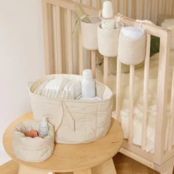 Clearance Lorena Canals Lot de 2 paniers de rangement bamboo naturel (20 x 30 cm)