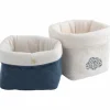 Lot de 2 paniers de rangement Petit Nuage|Sauthon Discount
