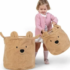 Clearance Childhome Lot de 3 paniers Teddy beige