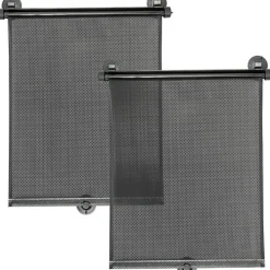 Outlet Dooky Lot de 2 pare-soleil enrouleur noir pour voiture