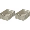 Outlet Liewood Lot de 2 petites caisses de rangement Weston S Sandy