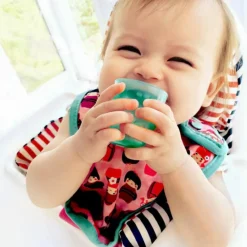 Babycup Lot de 4 petites tasses vertes