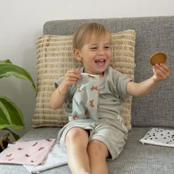 Sale Lässig Lot de 2 Pochettes à goûter Little Forest Lapin