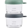 Clearance Béaba Lot de 2 portions verre 150 ml Mineral-Sage green
