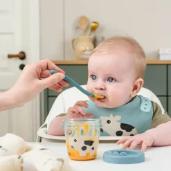 Lot de 2 pots de conservation Tiny farm Bleu|Done by Deer Best