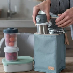 Clearance Béaba Lot de 8 pots de conservation bleu et vert (150 ml et 250 ml)