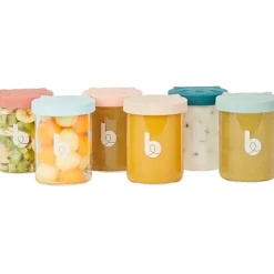 Clearance Babymoov Lot de 6 pots de conservation Isy Bowls (250 ml)