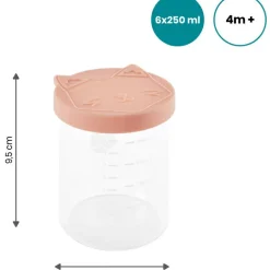 Clearance Babymoov Lot de 6 pots de conservation Isy Bowls (250 ml)