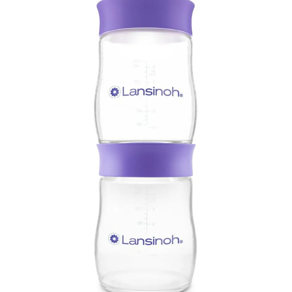 Clearance Lansinoh Lot de 4 pots de conservation du lait maternel