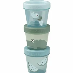 Lot de 3 pots de conservation Croco vert (150 ml)|Done by Deer Outlet