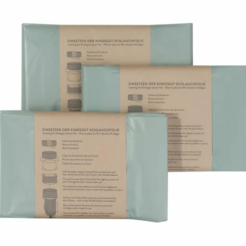 New Kindsgut Lot de 3 recharges pour poubelle à couches Baleine