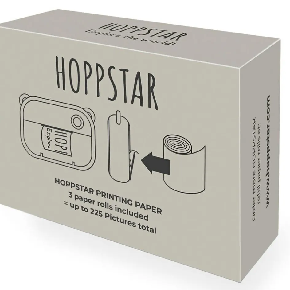 Hot Hoppstar Lot de 3 rouleaux de papier thermique pour impression Artist