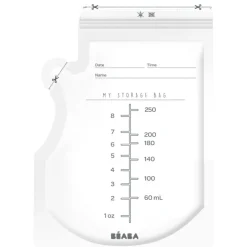 Hot Béaba Lot de 50 sachets de conservation pour lait maternel 250ml