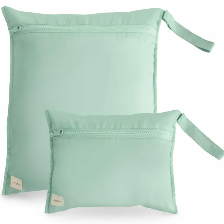 Hot Mushie Lot de 2 sacs waterproof Roman Green