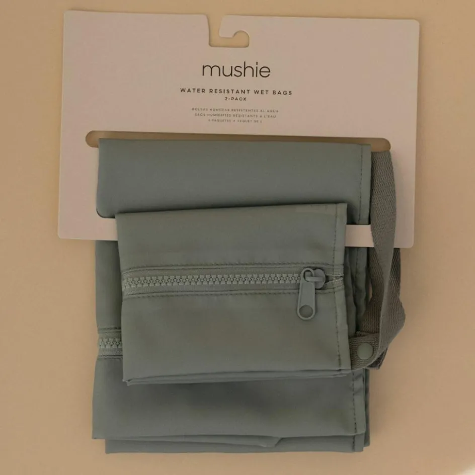 Hot Mushie Lot de 2 sacs waterproof Roman Green
