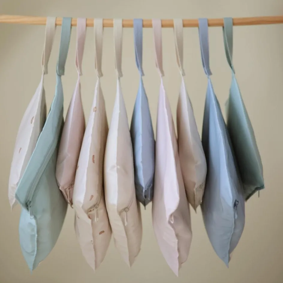 Hot Mushie Lot de 2 sacs waterproof Roman Green