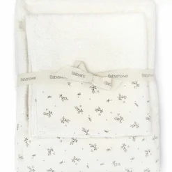 Discount Babyshower Lot de 2 serviettes de toilette Mini&Max Roseberry