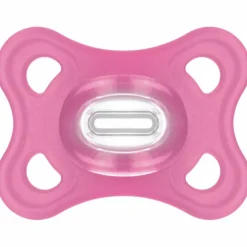 New MAM Lot de 2 sucettes Comfort rose en silicone (2-6 mois)