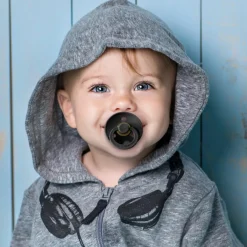 Outlet BIBS Lot de 2 sucettes en latex Colour Cloud-Black (18 mois et +)