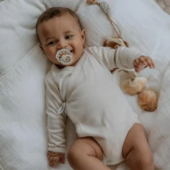 Lot de 2 sucettes en latex Bohème Ivory-Sage (6-18 mois) - Reconditionné|BIBS Best