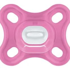 Lot de 2 sucettes en silicone Comfort rose et parme (0-2 mois)|MAM Clearance