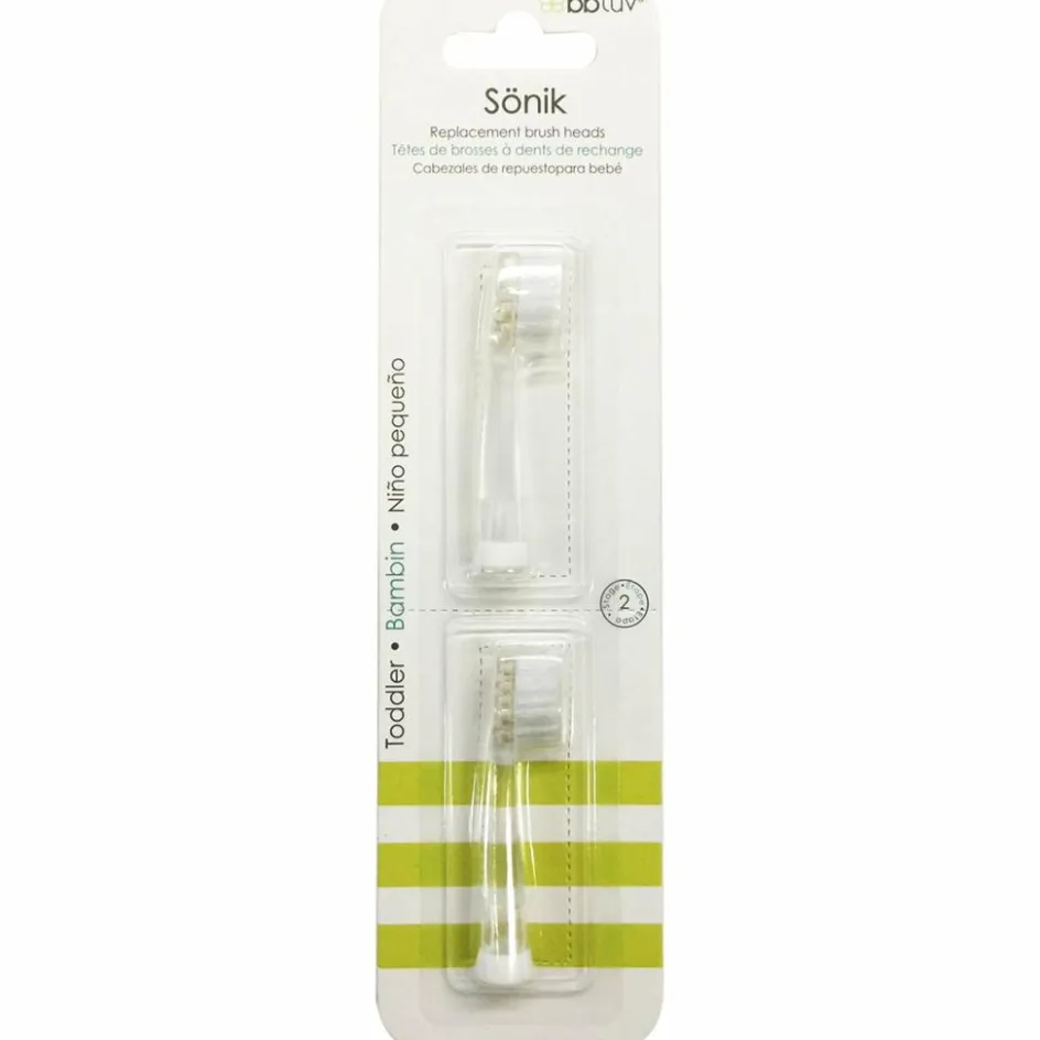 Lot de 2 têtes de brosses à dents de rechange Sonïk (3 ans et +)|BBLUV Discount