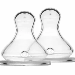 Clearance Elhée Lot de 2 tétines en silicone débit moyen