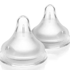 Lot de 2 tétines Natural Wave® spécial allaitement débit lent|Lansinoh Discount