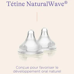 Outlet Lansinoh Lot de 2 tétines Natural Wave® spécial allaitement débit très lent