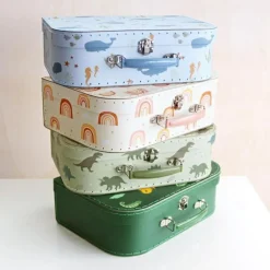 Lot de 2 valisettes de rangement Dinosaure|A Little Lovely Company Clearance