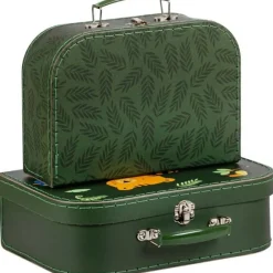 A Little Lovely Company Lot de 2 valisettes de rangement Tigre