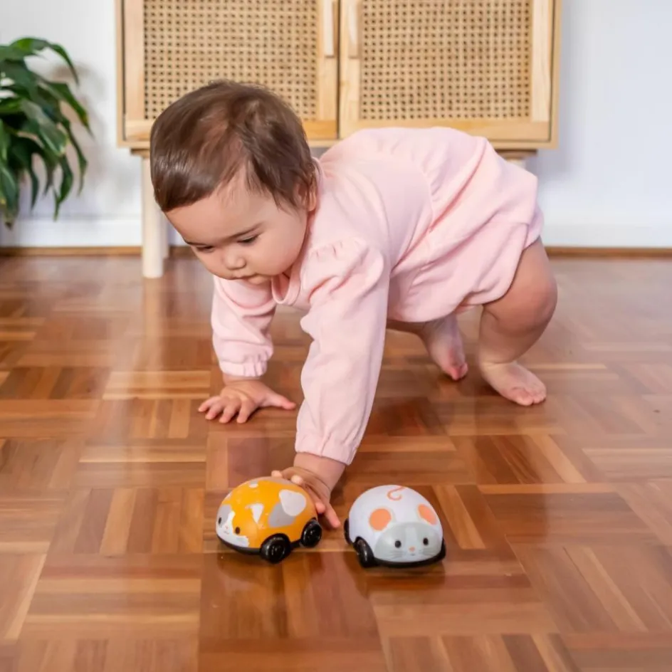 Lot de 2 véhicules à friction chat et souris|Tiger Tribe Discount