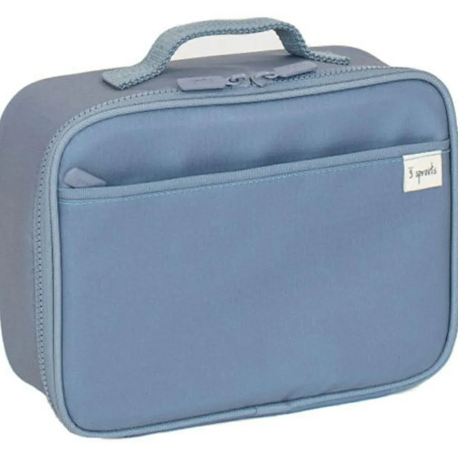 Lunch bag en tissu recyclé Bleu|3 sprouts Sale