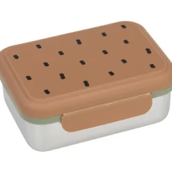 Sale Lässig Lunch box Happy Prints caramel