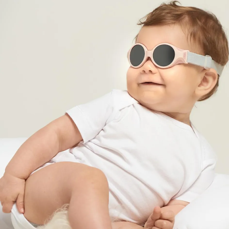 Lunettes de soleil bandeau Glee rose dragée (0-9 mois)|Béaba New