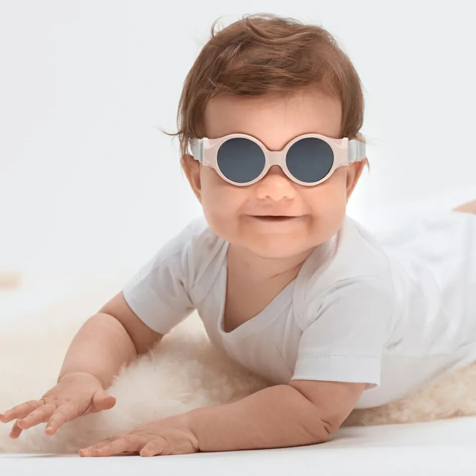 Lunettes de soleil bandeau Glee rose dragée (0-9 mois)|Béaba New