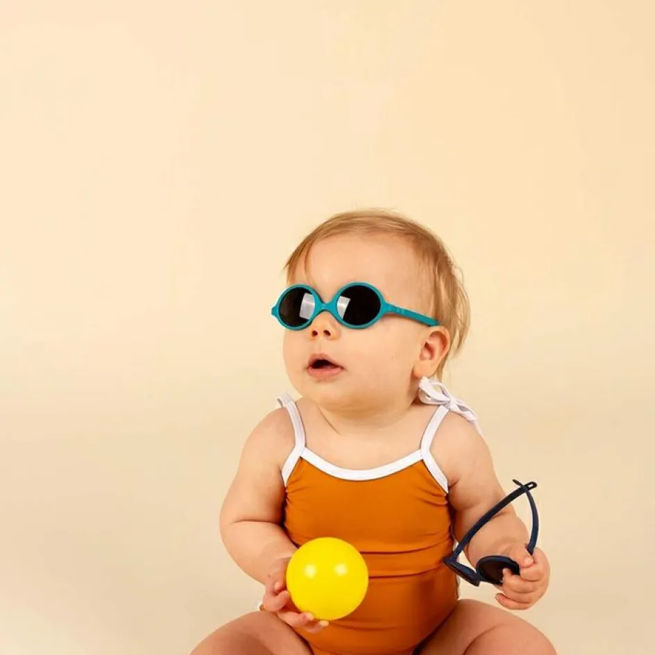 Lunettes de soleil Diabola Vert Paon (0-12 mois)|KI et LA Best