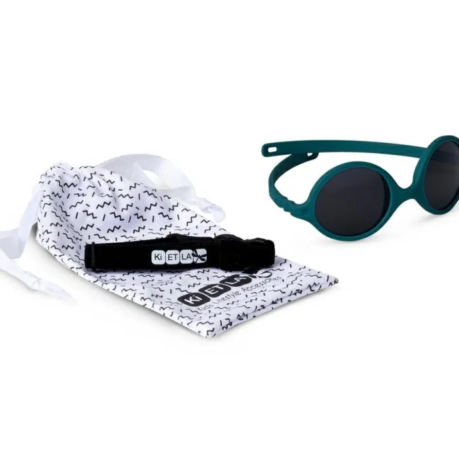 Lunettes de soleil Diabola Vert Paon (0-12 mois)|KI et LA Best